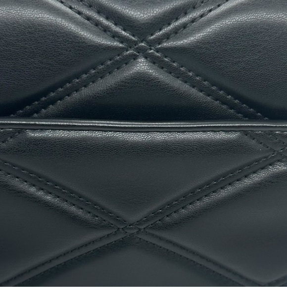 NWT MICHAEL KORS Serena Black Quilted Crossbody Bag - Picture 5 of 13